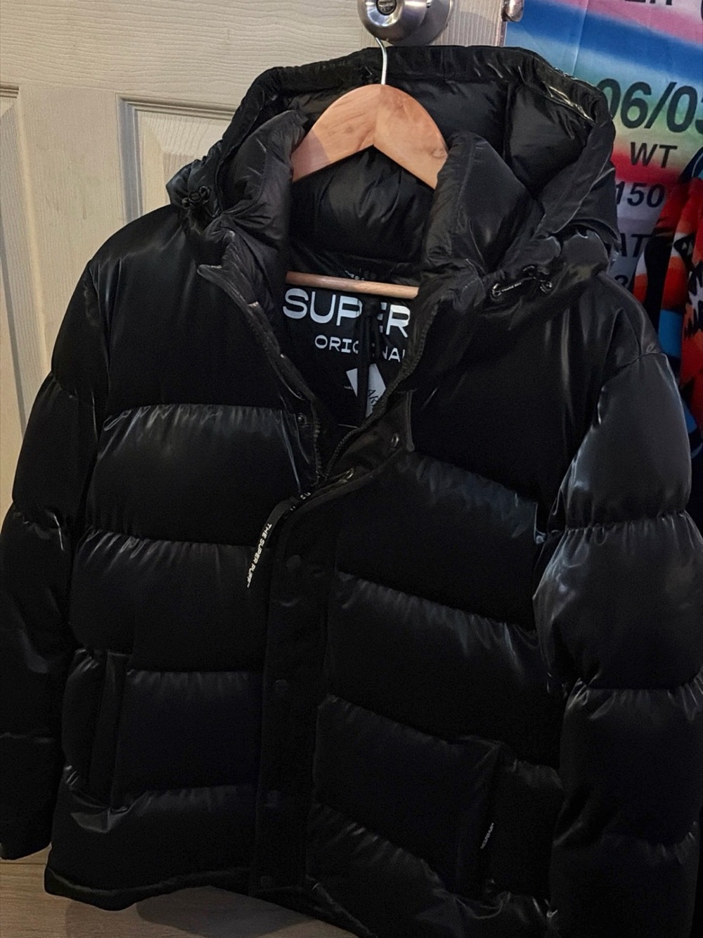 Woman’s The Super Puff Black Puffer Jacket